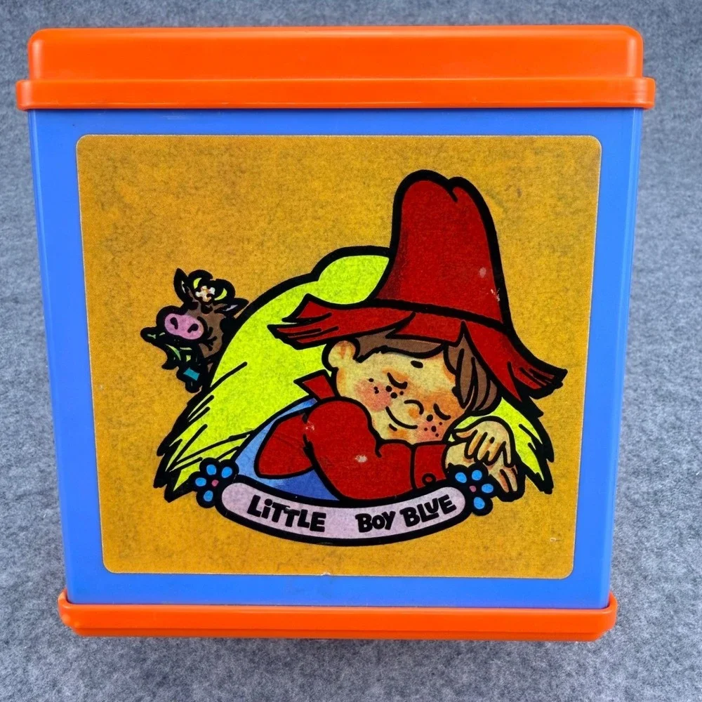 Vintage 1976 Mattel Mother Goose Jack in the Box Toy Works Pop Up